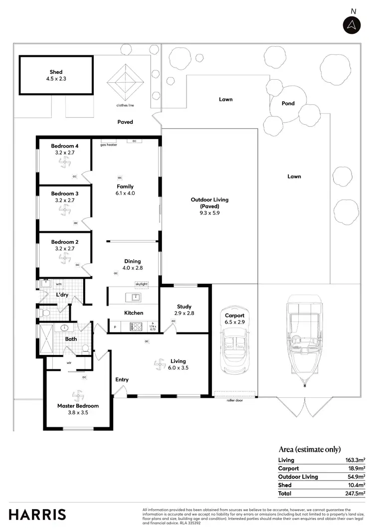 Floorplan of Homely house listing, 10 Greenlees Parade, Aldinga Beach SA 5173