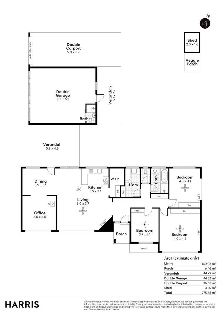 Floorplan of Homely house listing, 67 Harvey Avenue, Netley SA 5037