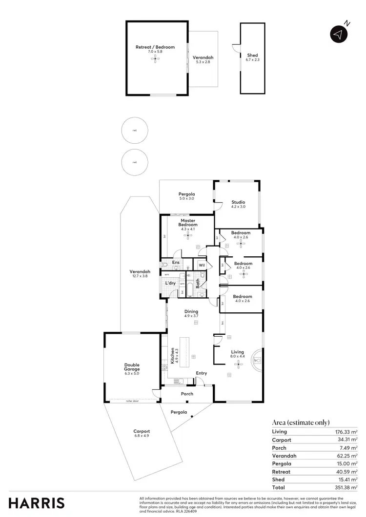 Floorplan of Homely house listing, 41 Paringa Parade, Old Noarlunga SA 5168