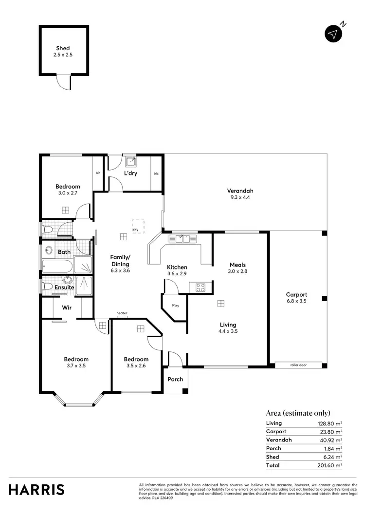 Floorplan of Homely house listing, 45 Mawson Circuit, Woodcroft SA 5162