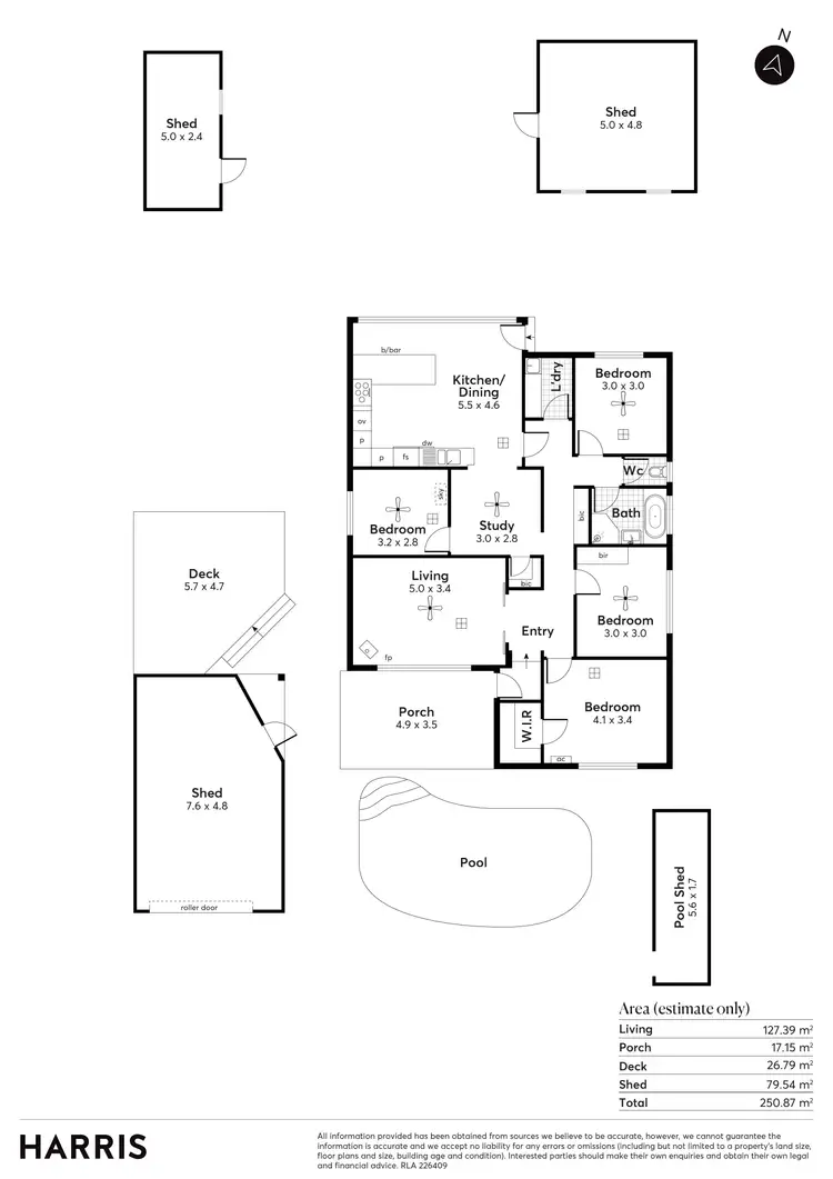 Floorplan of Homely house listing, 211 Seaford Road, Seaford SA 5169