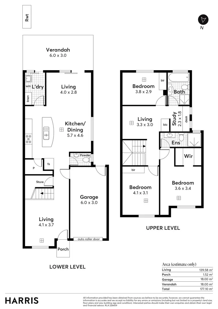 Floorplan of Homely house listing, 2B/2 Lambton Street, Oaklands Park SA 5046