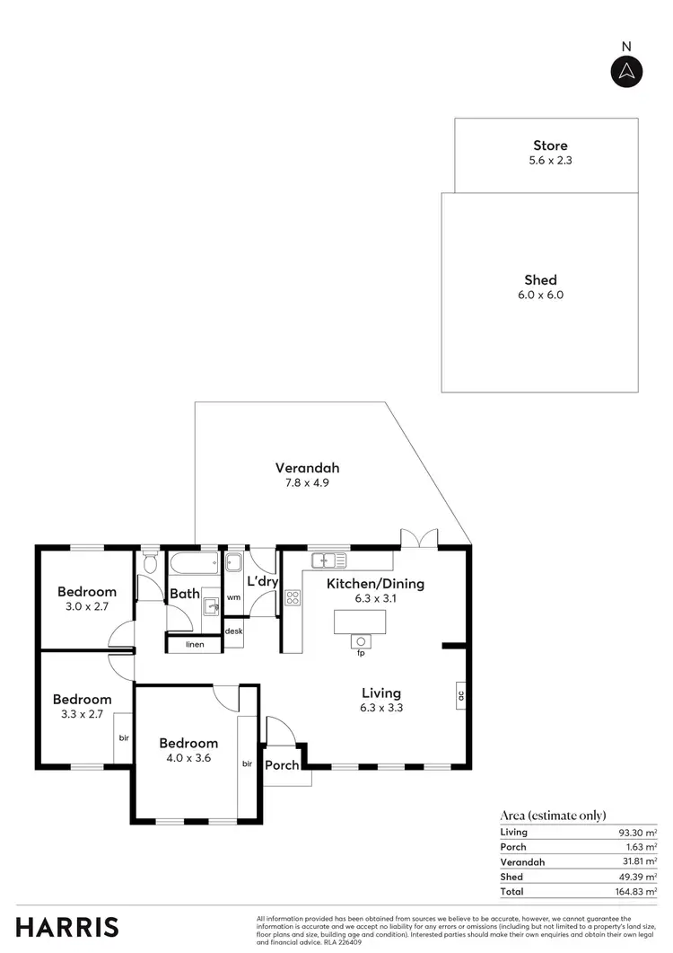 Floorplan of Homely house listing, 33 Irving Road, Aldinga Beach SA 5173