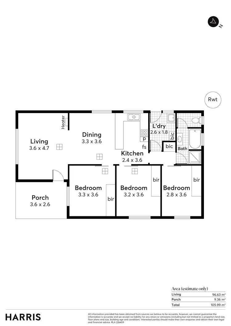 Floorplan of Homely house listing, 13 Glyndale Grove, Huntfield Heights SA 5163