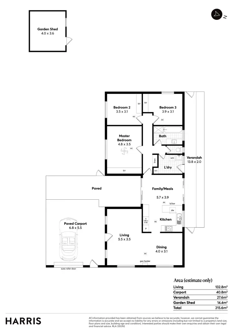 Floorplan of Homely house listing, 11 Capeview Crescent, Hackham SA 5163