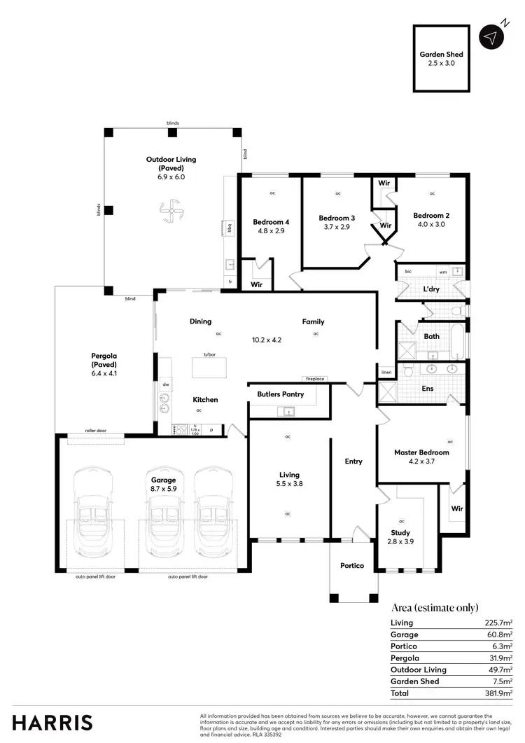 Floorplan of Homely house listing, 5 Anglesea Lane, Seaford Rise SA 5169