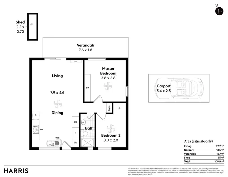 Floorplan of Homely house listing, 21 Seaberry Walk, Aldinga SA 5173