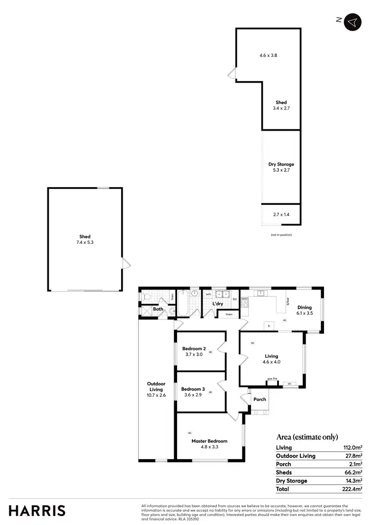 Floorplan of Homely house listing, 18 Whitings Road, Mclaren Flat SA 5171