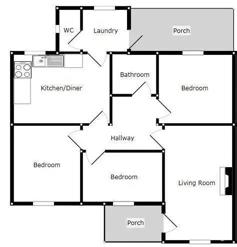 Floorplan of Homely house listing, 29 Heward Street, Whyalla Norrie SA 5608
