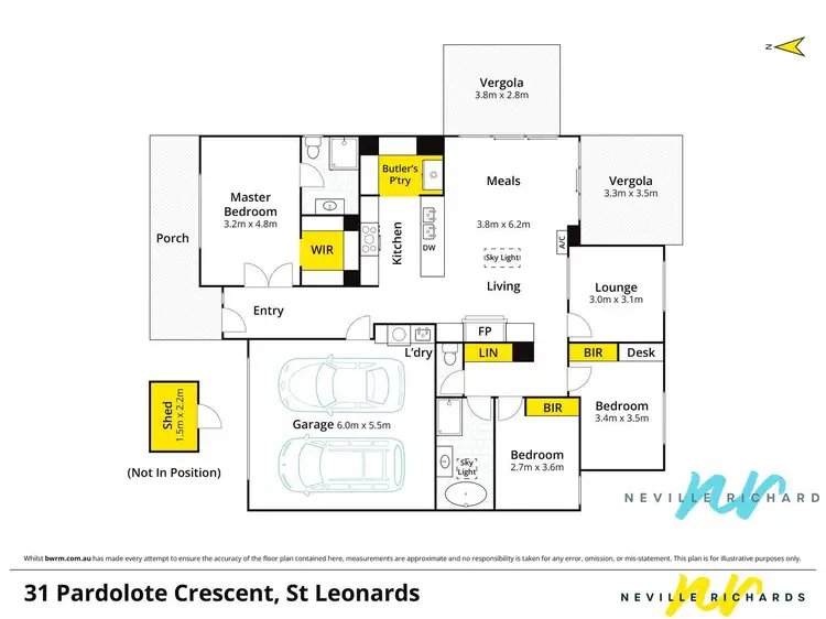 Floorplan of Homely house listing, 31 Pardolote Crescent, St Leonards VIC 3223