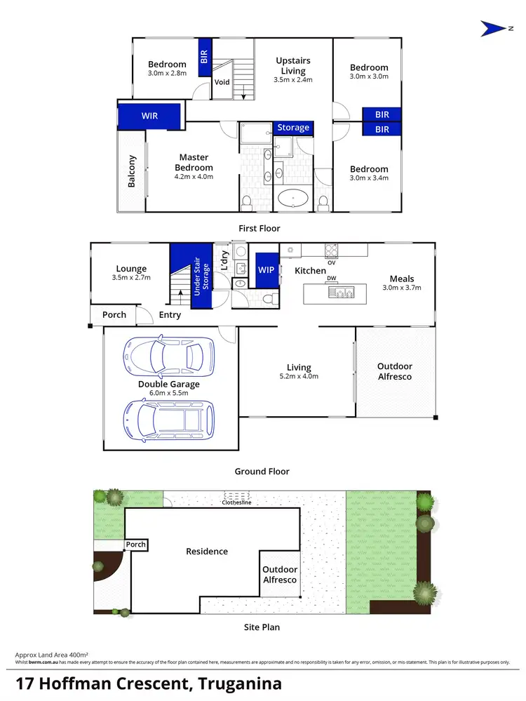 Floorplan of Homely house listing, 17 Hoffman Crescent, Truganina VIC 3029