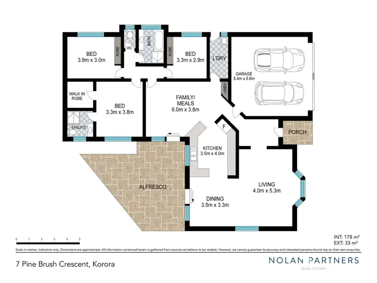 Floorplan of Homely house listing, 7 Pine Brush Crescent, Korora NSW 2450