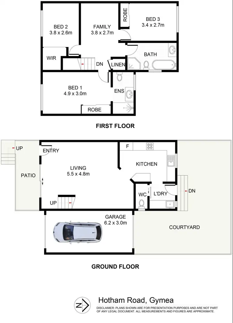 Floorplan of Homely townhouse listing, 12/78 Hotham Road, Gymea NSW 2227