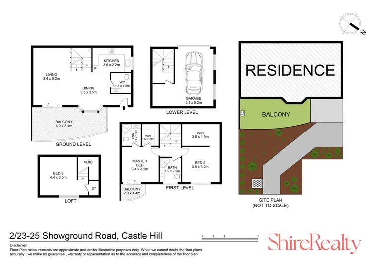 Floorplan of Homely townhouse listing, 2/23-25 Showground Road, Castle Hill NSW 2154