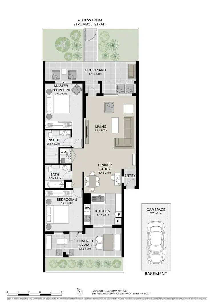 Floorplan of Homely unit listing, 104/4 Stromboli Strait, Wentworth Point NSW 2127