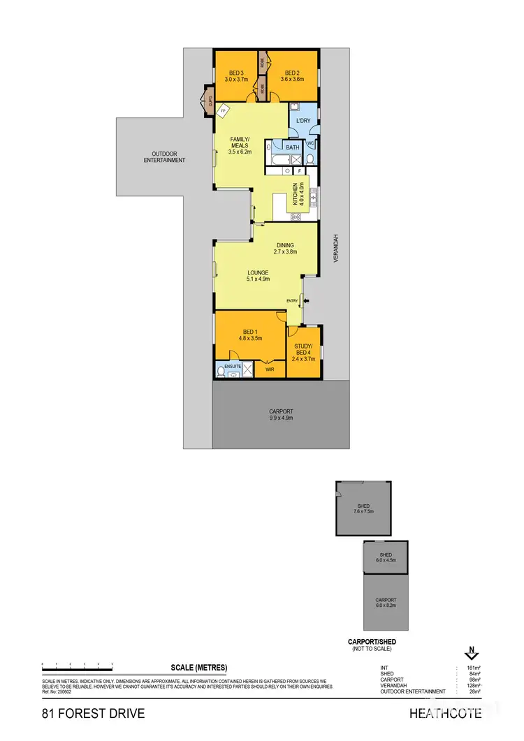 Floorplan of Homely house listing, 81 Forest Drive, Heathcote VIC 3523