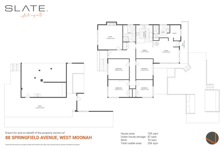 Floorplan of Homely house listing, 88 Springfield Avenue, West Moonah TAS 7009