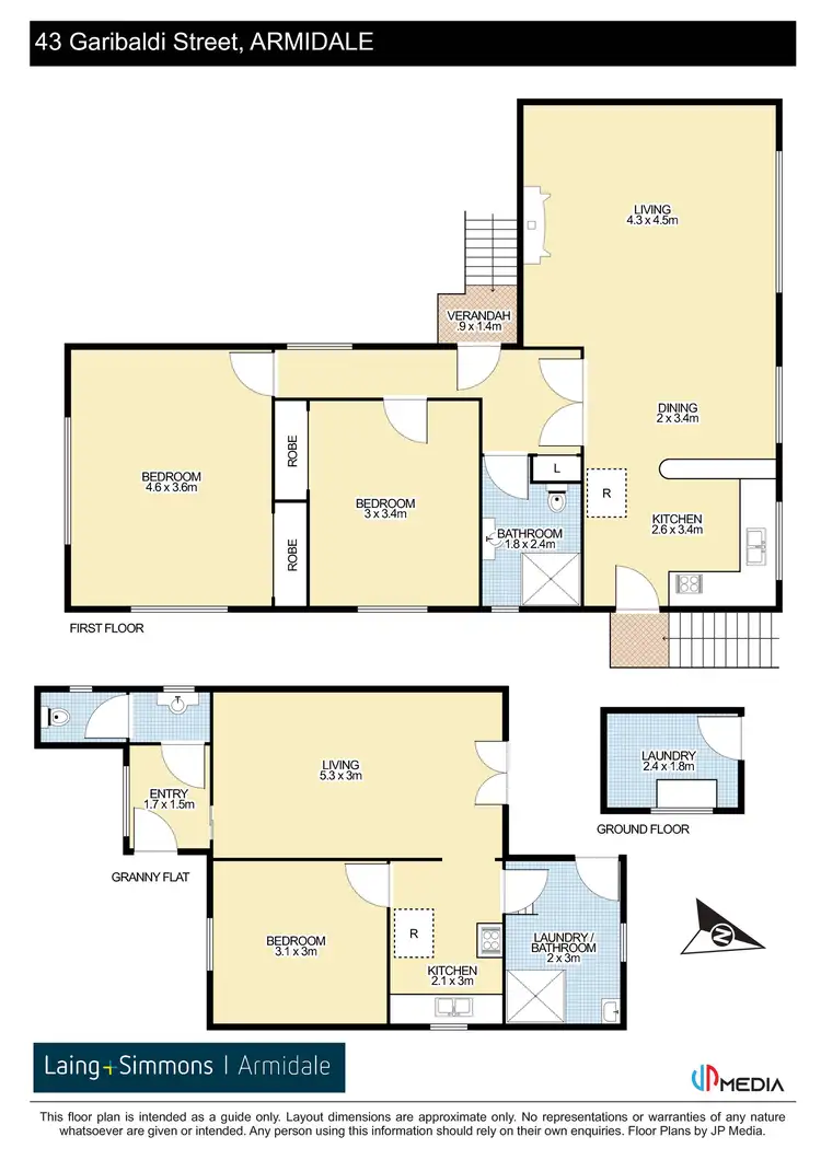 Floorplan of Homely house listing, 43 Garibaldi Street, Armidale NSW 2350
