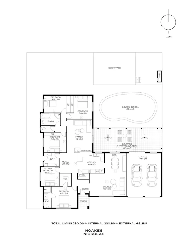 Floorplan of Homely house listing, 18 Grevillea Road, Aberfoyle Park SA 5159