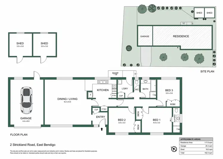 Floorplan of Homely house listing, 2 Strickland Road, East Bendigo VIC 3550