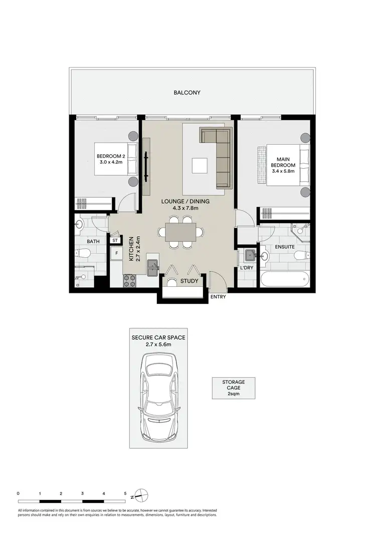 Floorplan of Homely apartment listing, 419/18 Bonar Street, Arncliffe NSW 2205