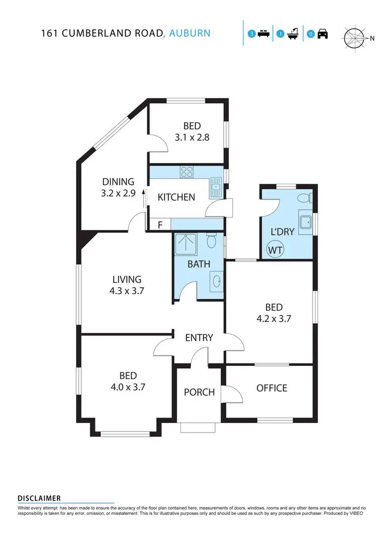 Floorplan of Homely house listing, 161 Cumberland Road, Auburn NSW 2144