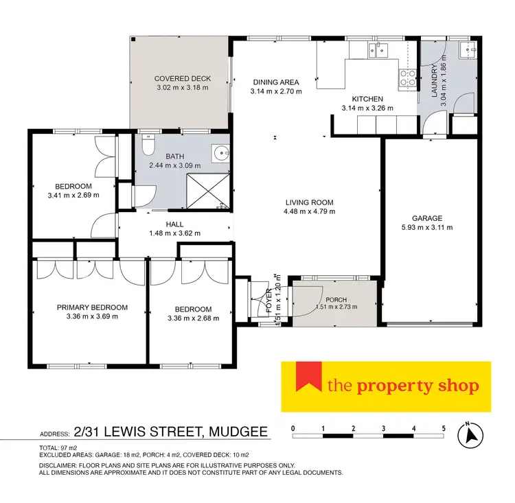 Floorplan of Homely unit listing, 2/31 Lewis Street, Mudgee NSW 2850