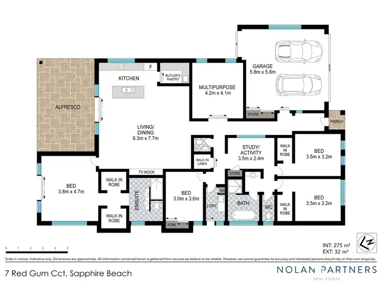 Floorplan of Homely house listing, 7 Red Gum Circuit, Sapphire Beach NSW 2450