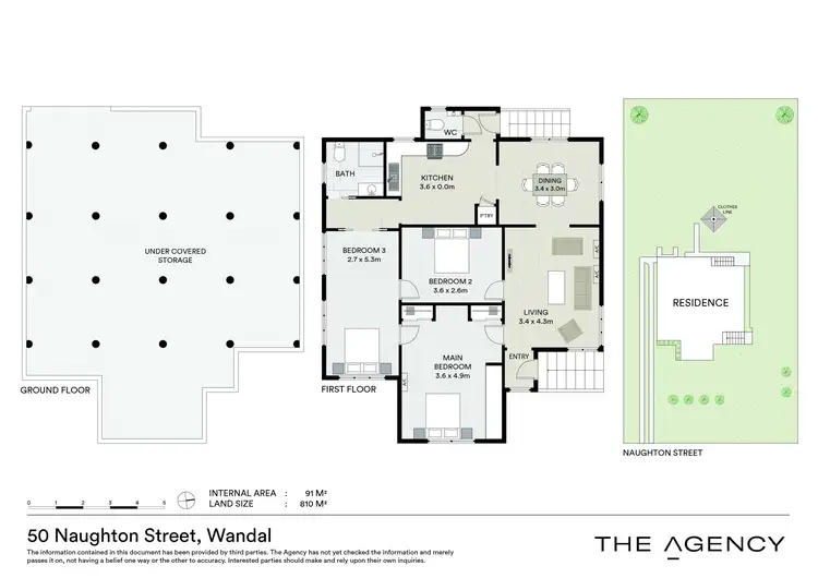 Floorplan of Homely house listing, 50 Naughton Street, Wandal QLD 4700