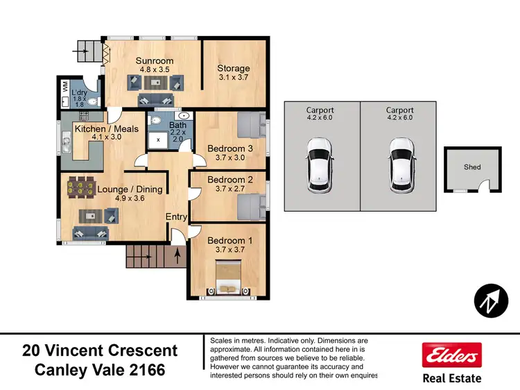 Floorplan of Homely house listing, 20 Vincent Crescent, Canley Vale NSW 2166