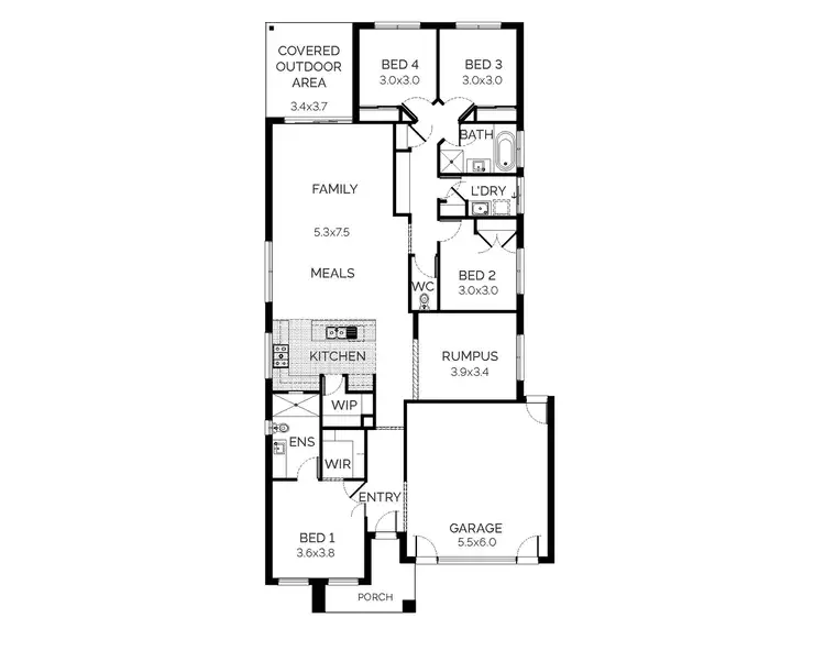 Floorplan of Homely house listing, 22 Coridale Boulevard, Lara VIC 3212
