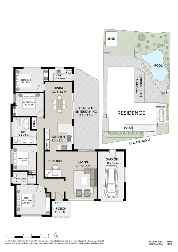 Floorplan of Homely house listing, 8 Childs Close, Green Point NSW 2251