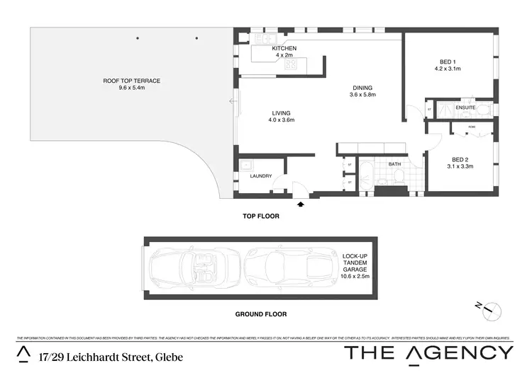 Floorplan of Homely apartment listing, 17/29 Leichhardt Street, Glebe NSW 2037
