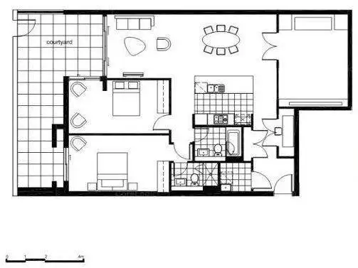 Floorplan of Homely apartment listing, 203/2 Park Street North, Wentworth Point NSW 2127