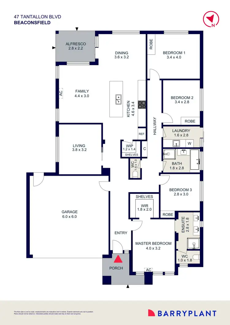 Floorplan of Homely house listing, 47 Tantallon Boulevard, Beaconsfield VIC 3807