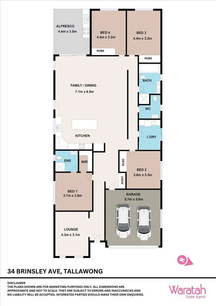 Floorplan of Homely house listing, 34 Brinsley Avenue, Schofields NSW 2762