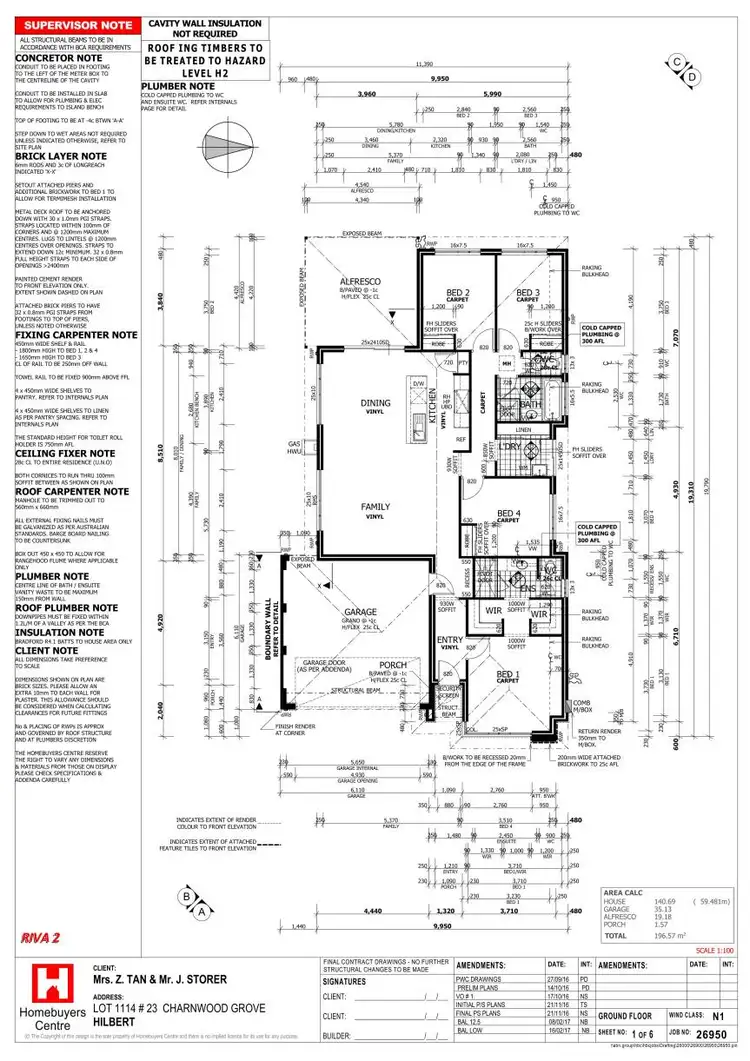 Floorplan of Homely house listing, 23 Charnwood Grove, Hilbert WA 6112