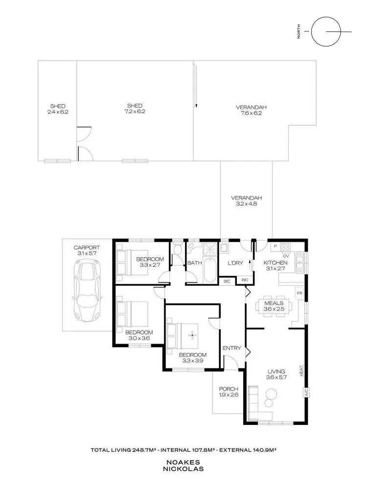 Floorplan of Homely house listing, 1A Paula Street, Brooklyn Park SA 5032