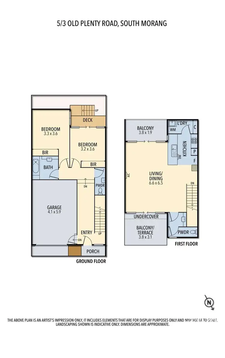Floorplan of Homely townhouse listing, 5/3 Old Plenty Road, South Morang VIC 3752