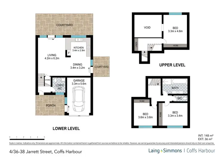 Floorplan of Homely townhouse listing, 4/36-38 Jarrett Street, Coffs Harbour NSW 2450