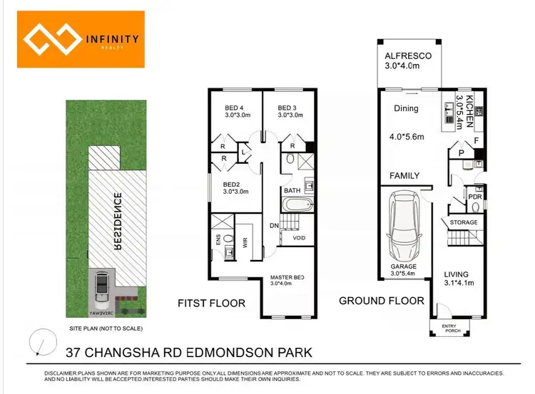 Floorplan of Homely house listing, 37 Changsa Road, Edmondson Park NSW 2174