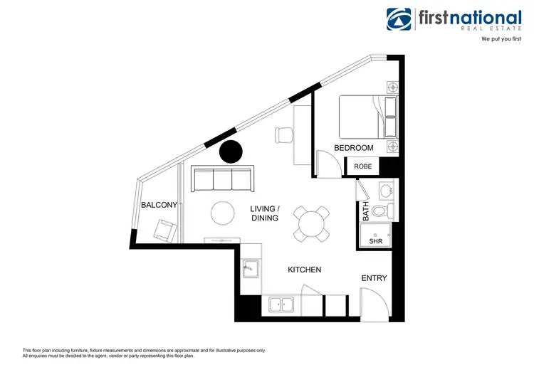 Floorplan of Homely apartment listing, 3603/160 Victoria Street, Carlton VIC 3053
