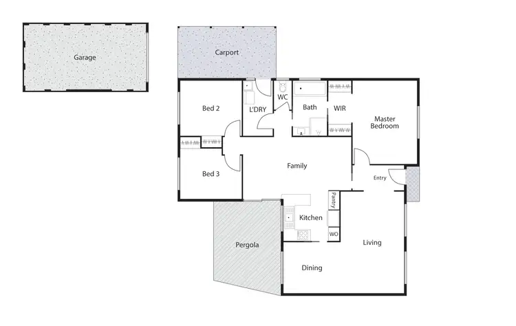 Floorplan of Homely house listing, 3 Dettmann Close, Isaacs ACT 2607