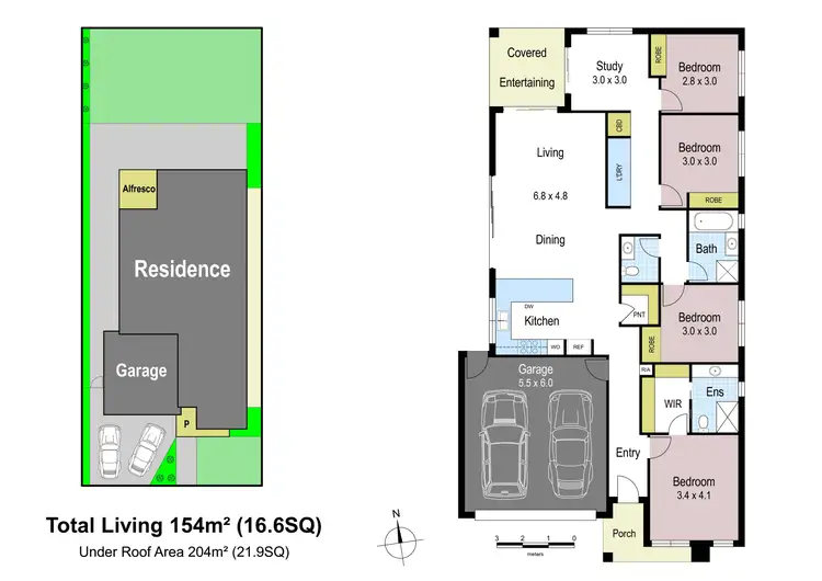 Floorplan of Homely house listing, 21 Sadleria Street, Drouin VIC 3818
