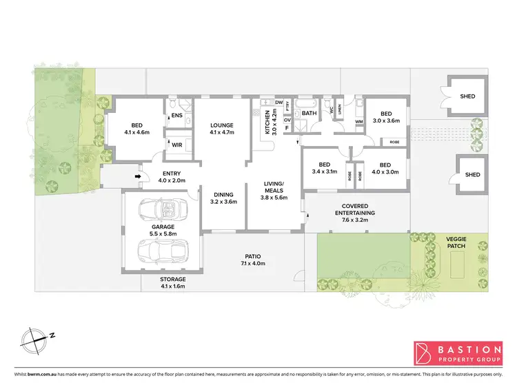 Floorplan of Homely house listing, 353 Gundaroo Drive, Gungahlin ACT 2912