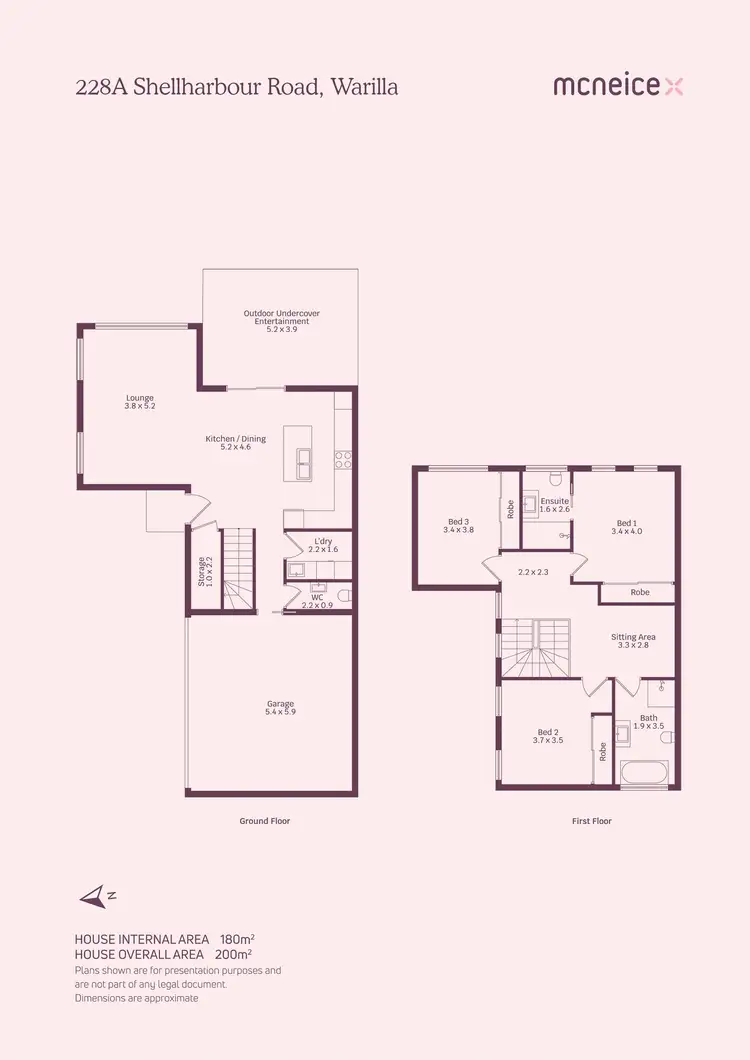 Floorplan of Homely townhouse listing, 228A Shellharbour Road, Warilla NSW 2528