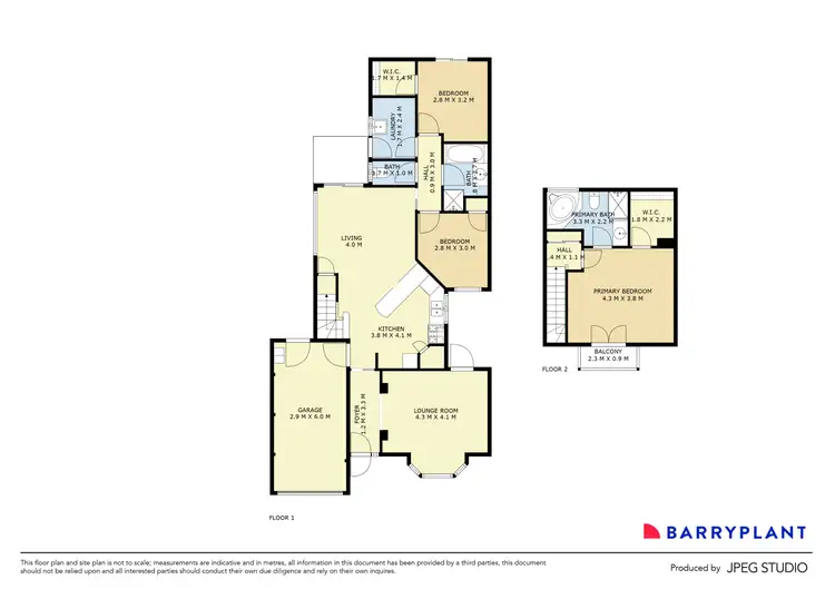 Floorplan of Homely house listing, 76 Yeats Drive, Delahey VIC 3037