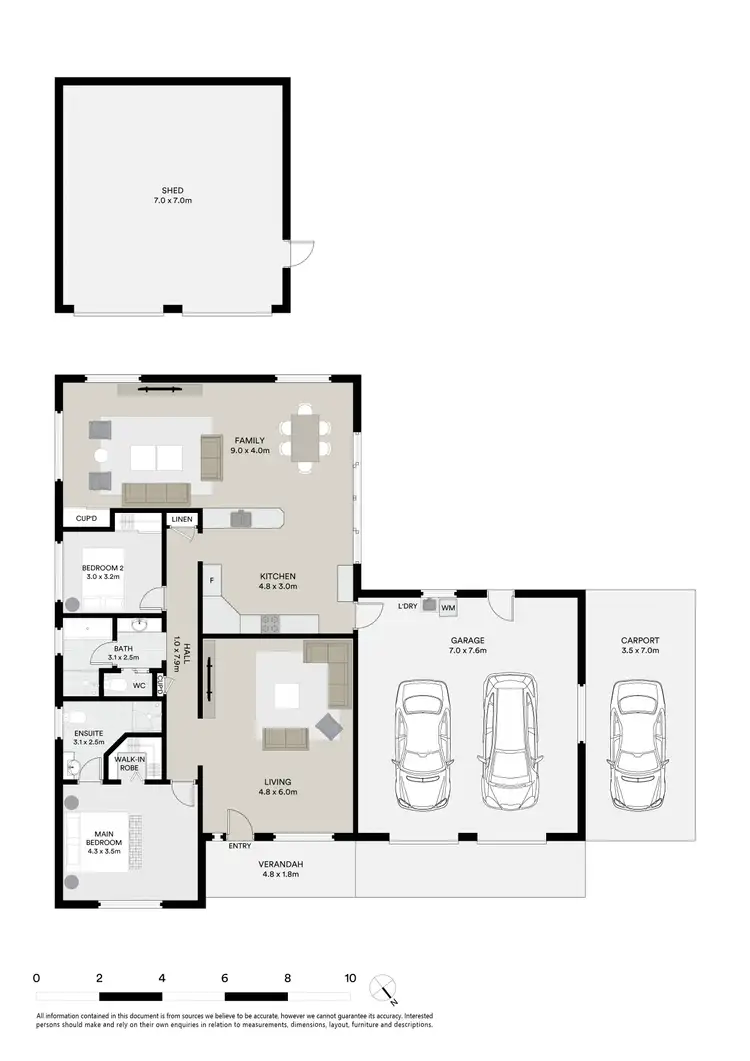 Floorplan of Homely house listing, 4 Warwick Road, Tamworth NSW 2340
