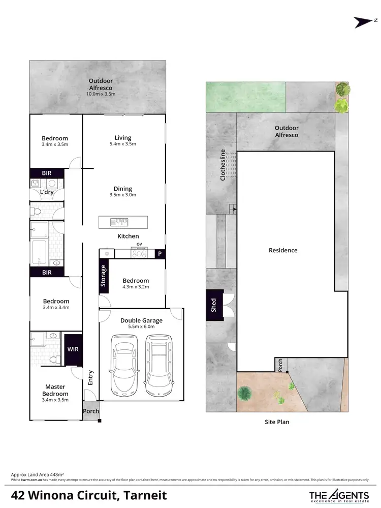 Floorplan of Homely house listing, 42 Winona Circuit, Tarneit VIC 3029