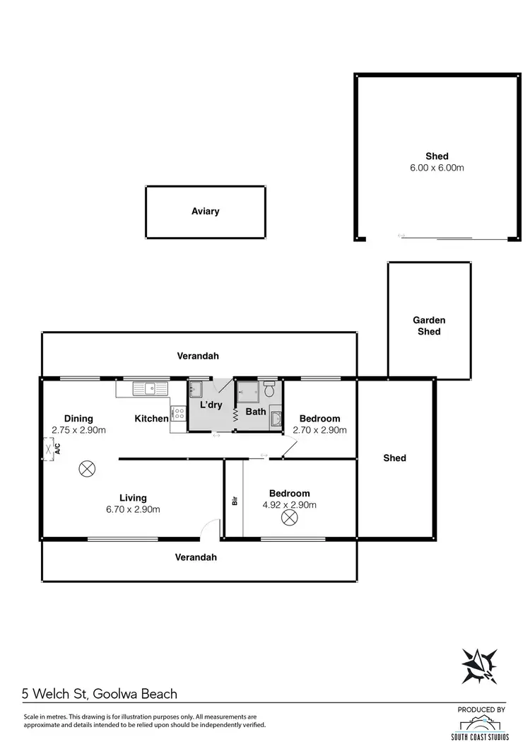 Floorplan of Homely house listing, 5 Welch Street, Goolwa Beach SA 5214
